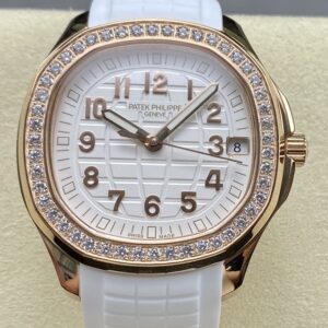 Replica Patek Philippe AQUANAUT 5268/200R-001 GR factory Diamond Bezel- AR Replica Watches