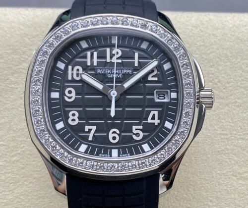 Replica Replica Patek Philippe AQUANAUT 5267/200A-001 GR factory Black Strap- AR Replica Watches