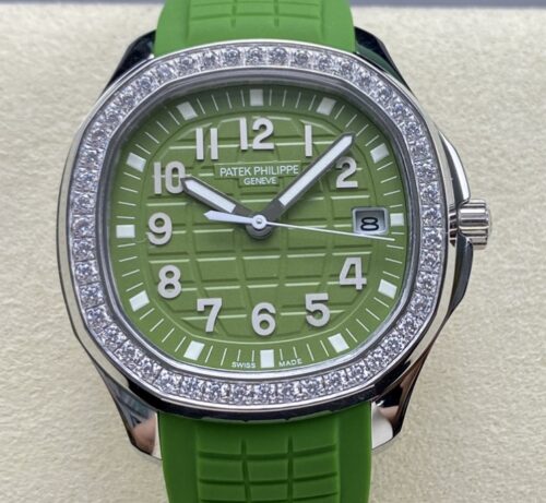 Replica Philippe AQUANAUT 5267/200A-011 GR factory Green Strap- AR Replica Watches
