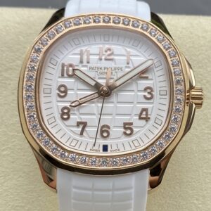 Replica Patek Philippe AQUANAUT 5269/200R-001 GR factory White Dial- AR Replica Watches