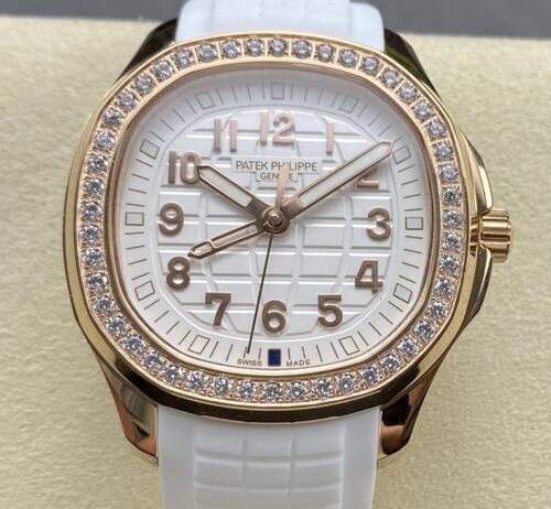 Replica Patek Philippe AQUANAUT 5269/200R-001 GR factory White Dial- AR Replica Watches