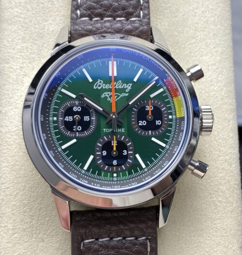 Replica Breitling TOP TIME AB01762A1L1X1 BLS factory Brown Strap - AR Replica Watches