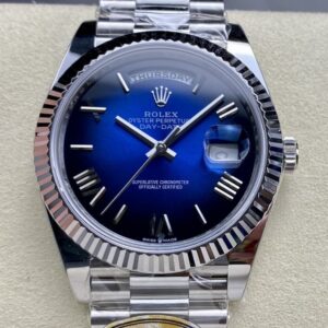 Replica Rolex Day-Date m228239-0076 AR factory White Gold Case - AR Replica Watches