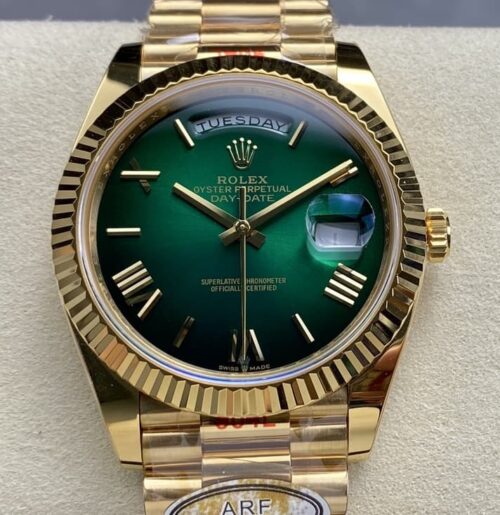 Replica Rolex Day-Date m228238-0069 AR factory Gold Strap - AR Replica Watches