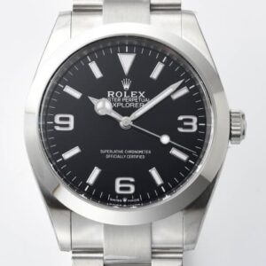 Replica Rolex Explorer m224270-0001 Clean factory Silver Strap - AR Replica Watches
