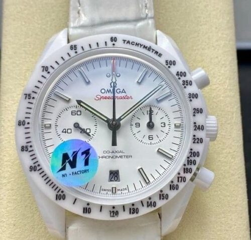 Replica Omega Speedmaster 311.93.44.51.04.002 N1 factory White Strap - AR Replica Watches