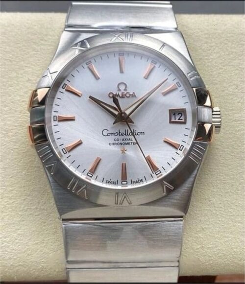Replica Omega Constellation 123.20.38.21.02.004 M+ factory Stainless Steel Strap - AR Replica Watches
