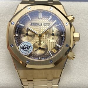 Replica Audemars Piguet Royal Oak 26240BA.OO.1320BA.02 APS factory Gold Dial - AR Replica Watches
