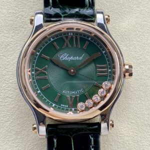 Replica Chopard HAPPY SPORT 278573-6032 YF factory Green Dial - AR Replica Watches