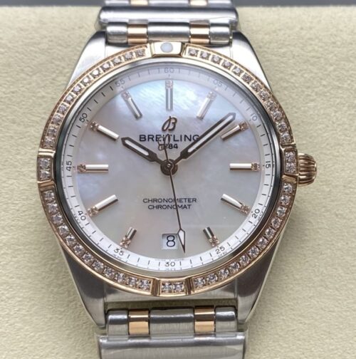 Replica Breitling Chronomat U10380591A2U1 BLS factory White Dial - AR Replica Watches