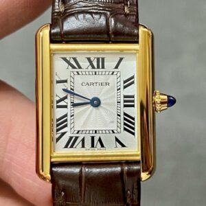 Replica Cartier Tank W1529856 F1 factory Silver-Plated Dial - AR Replica Watches