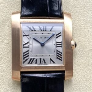 Replica Cartier Tank WGTA0281 8848 factory Black Strap - AR Replica Watches