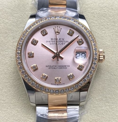 Replica Rolex Datejust m278381rbr-0023 AR factory Oystersteel Buckle - AR Replica Watches