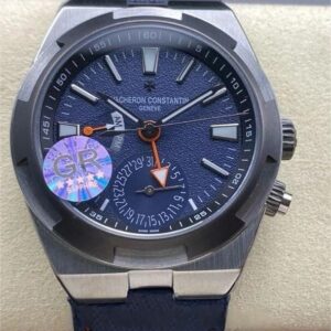 Replica Vacheron Constantin Overseas 7910V-000T-B922 GR factory Gray Blue Dial - AR Replica Watches