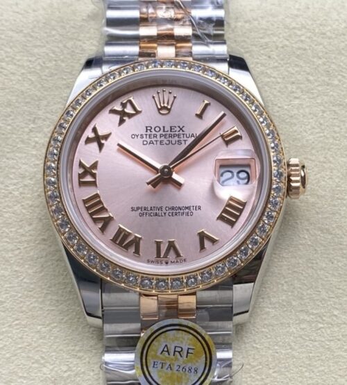 Replica Rolex Datejust m278381rbr-0002 AR factory Diamond Bezel - AR Replica Watches