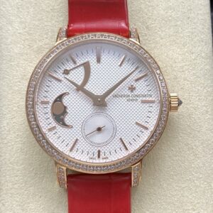 Replica Vacheron Constantin Traditionnelle 83570-000R-B691 TW factory Red Strap - AR Replica Watches