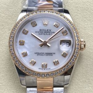Replica Rolex Datejust m278381rbr-0025 AR factory Diamond Bezel - AR Replica Watches