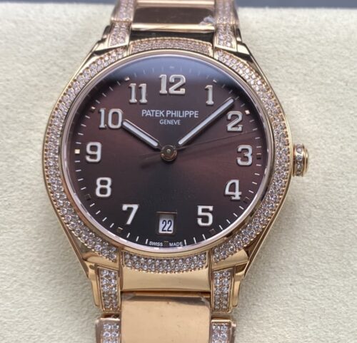 Replica Patek Philippe TWENTY~4 7300/1201R-010 SJ factory Gold Strap - AR Replica Watches