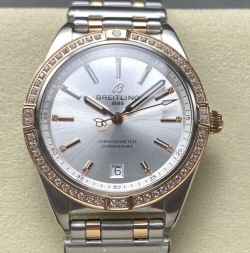 Replica Breitling Chronomat U10380591A1U1 BLS factory Red Gold - AR Replica Watches