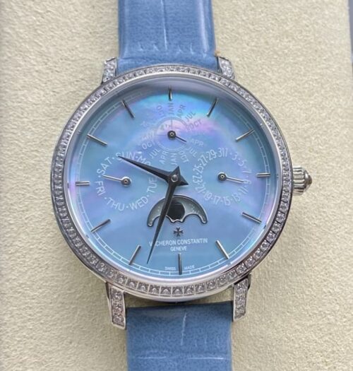 Replica Vacheron Constantin Traditionnelle 4305T-000G-B948 TW factory Blue Dial - AR Replica Watches