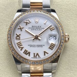 Replica Rolex Datejust m278381rbr-0003 AR factory White Dial - AR Replica Watches