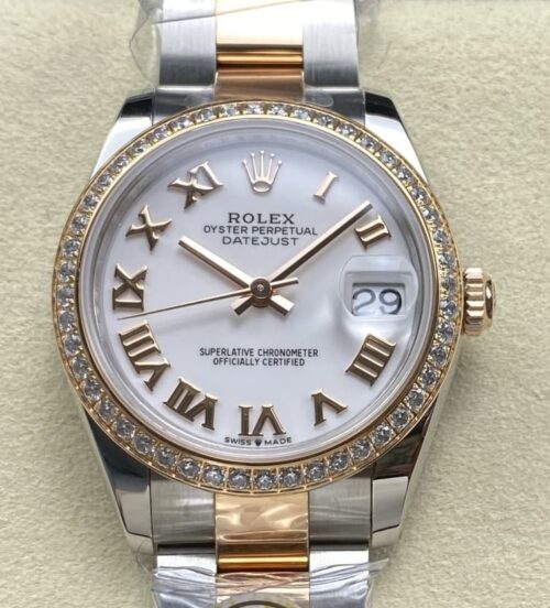 Replica Rolex Datejust m278381rbr-0003 AR factory White Dial - AR Replica Watches