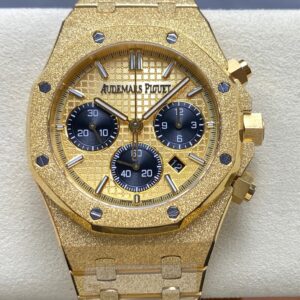 Replica Audemars Piguet Royal Oak 26240BA.GG.1324BA.01 OM factory Hammered Gold - AR Replica Watches