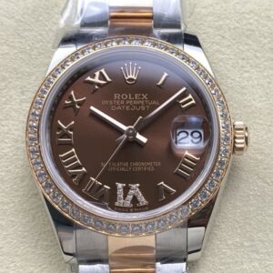 Replica Rolex Datejust m278381rbr-0005 AR factory Brown Dial - AR Replica Watches