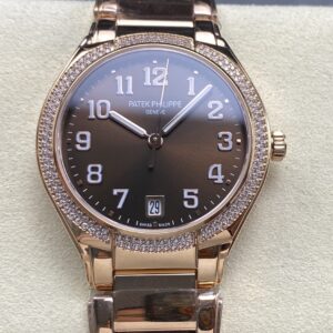 Replica Patek Philippe TWENTY~4 7300/1200R-001 SJ factory Brown Dial - AR Replica Watches