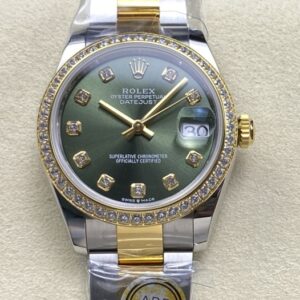 Replica Rolex Datejust m278383rbr-0029 AR factory Gold Strap - AR Replica Watches