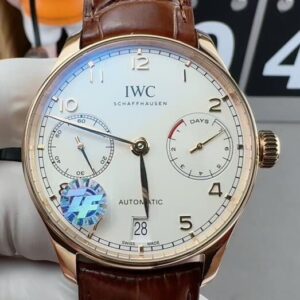 Replica IWC Portugieser IW500113 ZF factory V5 Brown Strap - AR Replica Watches