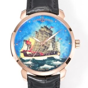Replica Ulysse Nardin Classico 8152-111-2/ZHENGHE FL factory Enamel Dial - AR Replica Watches