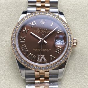 Replica Rolex Datejust m278381rbr-0006 AR factory Diamond Dial - AR Replica Watches