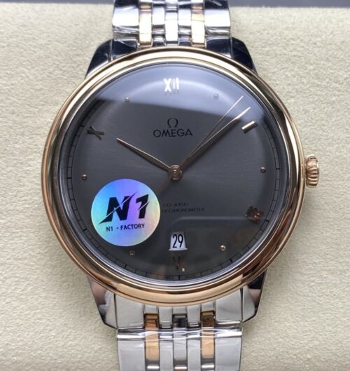 Replica Omega De Ville 434.20.40.20.06.001 N1 factory Transparent Case Back - AR Replica Watches