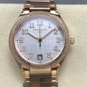 Replica Patek Philippe TWENTY~4 7300/1200R-010 SJ factory White Dial - AR Replica Watches