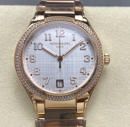 Replica Patek Philippe TWENTY~4 7300/1200R-010 SJ factory White Dial - AR Replica Watches