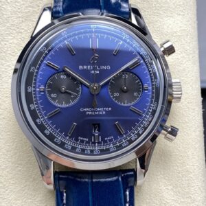 Replica Breitling Premier AB0118A61C1P2 BLS factory Blue Strap - AR Replica Watches