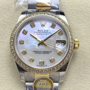 Replica Rolex Datejust m278383rbr-0027 AR factory White Dial - AR Replica Watches