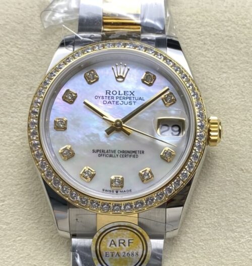 Replica Rolex Datejust m278383rbr-0027 AR factory White Dial - AR Replica Watches