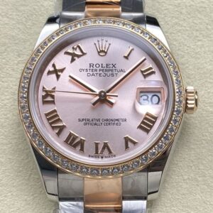 Replica Rolex Datejust m278381rbr-0001 AR factory Rose Gold Strap - AR Replica Watches
