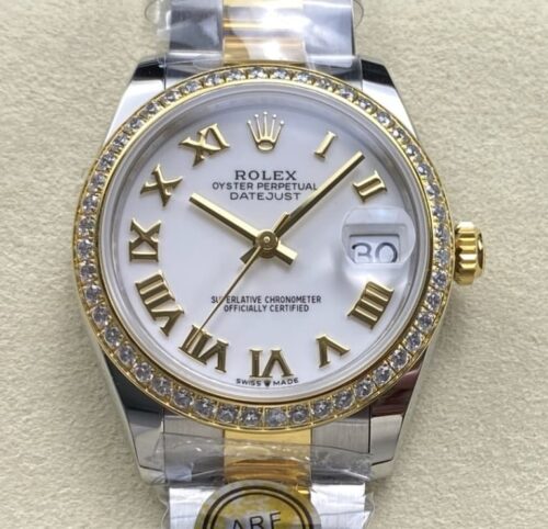 Replica Rolex Datejust m278383rbr-0001 AR factory Gold Strap - AR Replica Watches