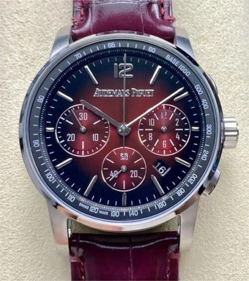 Replica Audemars Piguet CODE 11.59 26393BC.OO.A068CR.01.99 OMF factory Red Strap - AR Replica Watches
