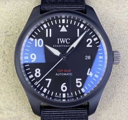 Replica IWC Pilot IW326906 M+ factory Rubber Strap - AR Replica Watches