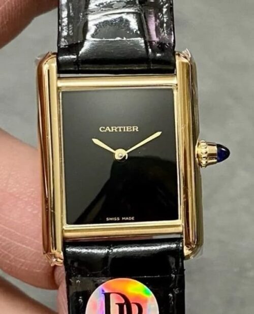 Replica Cartier Tank WGTA0091 DR factory Gold Case - AR Replica Watches