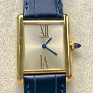 Replica Cartier Tank WGTA0213 F1 factory Gold Dial - AR Replica Watches
