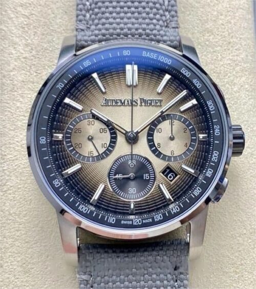 Replica Audemars Piguet CODE 11.59 26393QT.OO.A064KB.01 OMF factory Grey Strap - AR Replica Watches