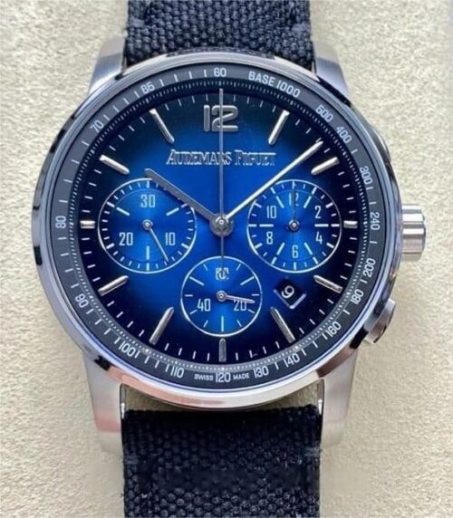 Replica Audemars Piguet CODE 11.59 26393BC.OO.A002KB.01 OMF factory Smoky Blue - AR Replica Watches