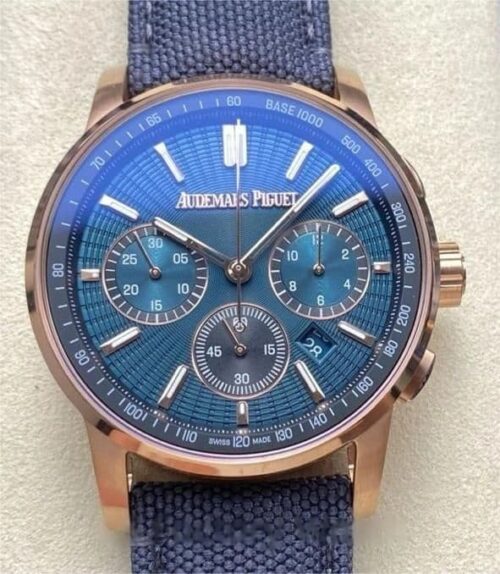 Replica Audemars Piguet CODE 11.59 26393OR.OO.A348KB.01 OMF factory Textured Strap - AR Replica Watches
