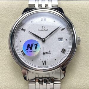 Replica Omega De Ville 434.10.41.20.02.001 N1 factory Silver Dial - AR Replica Watches