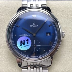 Replica Omega De Ville 434.10.41.20.03.001 N1 factory Blue Dial - AR Replica Watches